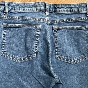 Gap Factory Size 12 Stretch Boot Cut 5 Pocket Jeans Cropped Fit 23" Inseam